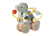 Babyleksaker - Small Foot - Wooden Push Figure Motor Skills Spiral Dino - 12615