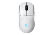 Mus - Logitech G PRO 2 LIGHTSPEED - Gamingmus - Optic - 8 knappar - Vit - 910-007302