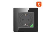 Smarta Hem - Avatto Smart WiFi Wall Socket N-WOT10-EU-B TUYA (black) - N-WOT10-EU-B