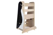 Kreativa spel - Small Foot - Wooden Learning Tower Penguin Wild Life 92cm - 12455