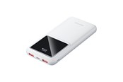 PowerBank - Vention Powerbank FHKW0.10000mAh Micro-USB USB-C 2xUSB-A 22.5W (white) PowerBank - Vit - 10000 mAh - FHKW0