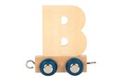 Barnrummet - Small Foot - Wooden Letter Train Polar - B - 12572