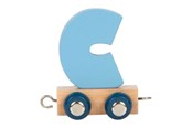 Barnrummet - Small Foot - Wooden Letter Train Polar - C - 12573