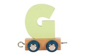 Barnrummet - Small Foot - Wooden Letter Train Polar - G - 12577