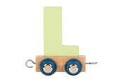 Barnrummet - Small Foot - Wooden Letter Train Polar - L - 12582