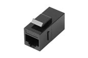 Nätverkskabel - Lanberg keystone coupler - black - Svart - KSU5-3000