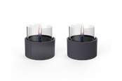 Decoration - Tenderflame Breeze 10 2-Pack Black Ceramic - TF-600056