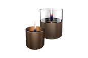 Decoration - Tenderflame Lilly 8/10 Giftset Chocolate Glass - TF-600341