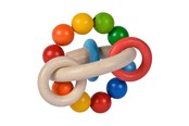 Babyleksaker - Eichhorn Baby Wooden Gripping Ring 3D - 100017040