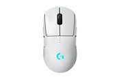 Mus - Logitech G PRO 2 LIGHTSPEED - Gamingmus - Optic - 8 knappar - Vit - 910-007303