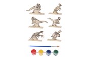 Kreativa spel - Artist & Co Dino Paint Set Wood 6 pcs. - 110680190