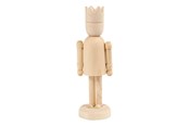 Byggset - Creativ Company Wooden Figure with Crown 13cm - 56819