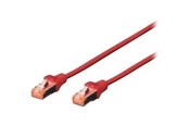 Nätverkskabel - DIGITUS patch cable - 10 m - red RAL 3020 - 10m - DK-1644-100/R