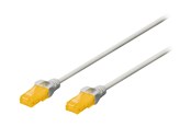 Nätverkskabel - DIGITUS Professional patch cable - 2 m - grey - Grå - 2m - DK-1613-A-020