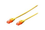 Nätverkskabel - DIGITUS Professional patch cable - 5 m - yellow - Gul - 5m - DK-1617-050/Y