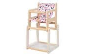 Dockor & Tillbehör - Goki Wooden Doll Chair with Table 2in1 - 51483