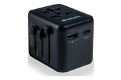 Mobile - Adapters & Chargers - Verbatim UTA-02 power adapter - 24 pin USB-C USB BS 1362 - 20 Watt - 49544