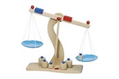 Lekkök och tillbehör - Goki Wooden Scale with Metal Weights - 51856
