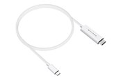 Displaykabel - Hyper 4K USB-C to HDMI Cable 2.5m - White - HD6007WHGL