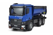 Fjärrstyrt - Amewi Mercedes-Benz Arocs Licensed Tipper Lorry 2.4GHz RTR Blue - 22537