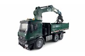 Fjärrstyrt - Amewi Mercedes-Benz Arocs Licensed Crane Lorry with Tipper RTR green - 22568