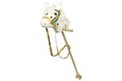 Docka, bamse och tillbehör - Goki Wooden Hobby Horse White - 53940