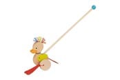 Babyleksaker - Goki Wooden Push Figure Duck - 54882