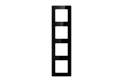 Smarta Hem - Avatto Quadruple frame socket N-TS10-Frame-B4 (black) - N-TS10-Frame-B4