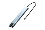 USB Hub - BlitzWolf BW-TH5 10-in-1 USB-C Docking Station (silver) USB Hub - 10 porte - Silver - BW-TH5 10in1