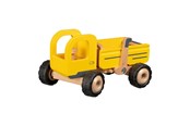 Träleksaker - Goki Wooden Dump Truck Yellow - 55895
