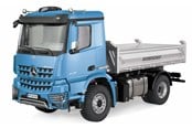 Fjärrstyrt - Amewi Mercedes-Benz Arocs Hydraulic Dumper Lorry Basic 4x2 1:14 RTR Blue - 22616
