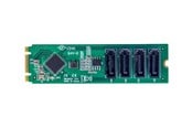 Hårddisk, tillbehör - StarTech.com 4-Port M.2 to SATA Adapter Card M.2 PCIe 3.0 to SATA HDD/SSD Expansion Card ASM1064 Chipset M.2 NVMe to 4x HDD/SSD for Windows/macOS/Linux - interface adapter - SATA - M.2 Card - 4P-SATA-M2-ADAPTER