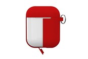 Hörlurar / Headset - Puro APCASE1RED Silicon Case - AirPods 2016/19 - APCASE1RED