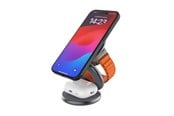 Mobile - Adapters & Chargers - FIXED MagPowerstation Round 3in1 foldable wireless charger - Grey - FIXMFLE-RO-GR