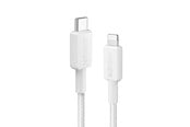 USB-kabel - Anker 322 USB-C to Lightning Cable (0.9m Braided) - White - A81B5G21