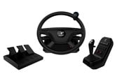 Spel Tillbehör - Aerosoft Truck + Bus Wheel System - Wired Wheel, gamepad and pedals set - PC - 16037