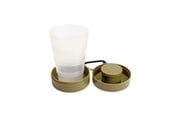 Camping & Outdoor - Kikkerland - Collapsible Tumbler w Pill Compart (CU340) - CU340