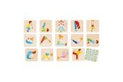 Brädspel - Goki Wooden Memo Game Gymnastics 32 pcs. - 56647
