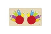 Pusselspel - Goki Wooden Counting Puzzle Hand 14 pcs. Trä - 57875