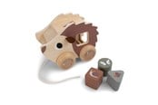 Babyleksaker - Filibabba Pull Along Toy - Henning the Hedgehog with Shape Sorter - FI-03369