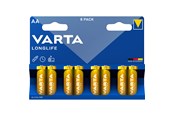 Battery - VARTA Longlife 4106 battery - 8 x AA / LR6 - Alkaline - 04106101418