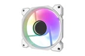 Chassi fläkt - Darkflash DR08 Cooling Fan (White) - Chassi fläkt - 120mm - Vit med RGB-ljus - 30 dBA - DR08 White