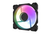 Chassi fläkt - Darkflash DR08 3-in-1 Cooling Fan (Black) - Chassi fläkt - 120mm - Svart med RGB LED - 30 dBA - DR08 3IN1 Black