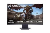 Skärm - 32" LG 32GS60QC-B - 2560x1440 (QHD) - 180Hz - VA - 32GS60QC-B
