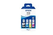 Skrivartillbehör-bläck-toner - Epson 113 Multipack - 4-pack - black yellow cyan magenta - original - ink refill - C13T06B640
