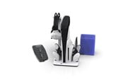 Spel Tillbehör - iMP TECH DLX Stand - Charges Controllers(inc. Edge) 3sp Fan w. game headset and remote store - Sony PlayStation 5 - PS5DLXALL
