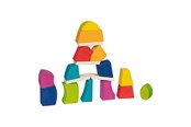 Babyleksaker - Goki Wooden Building Blocks Creo 14 pcs. - 58355