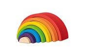 Babyleksaker - Goki Wooden Building Blocks Rainbow 5 pcs. - 58479