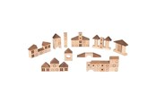 Babyleksaker - Goki Wooden Building Blocks City 70 pieces. - 58565