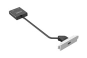 Nätverks tillbehör - Vision TechConnect 3 modular facility plate kit with snap-ins and cables - TC3 USBC